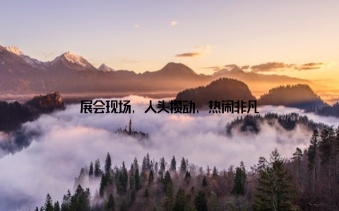 展会现场, 人头攒动, 热闹非凡